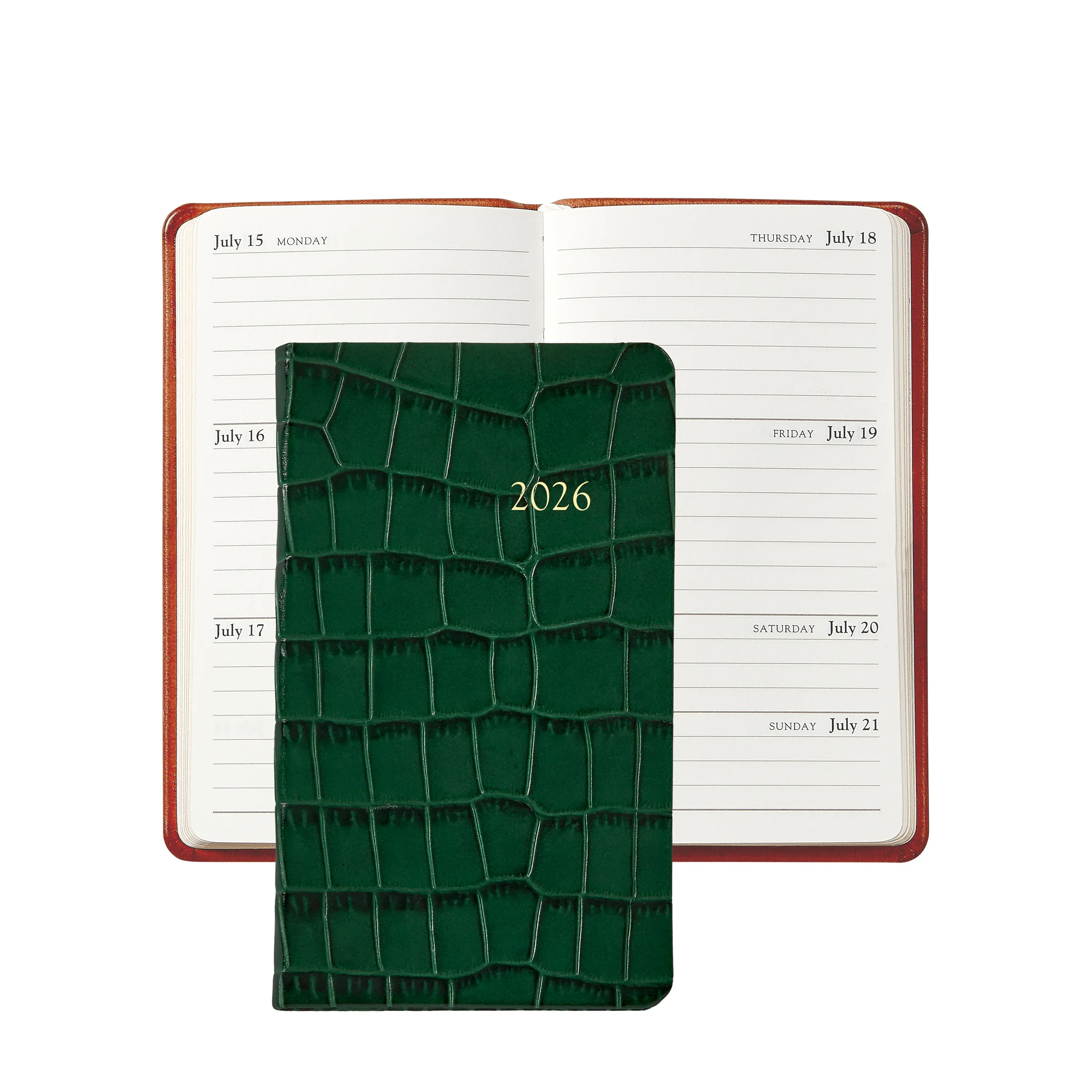 Graphic Image 2026 5" Pocket Datebook Croc Leather - Image 3
