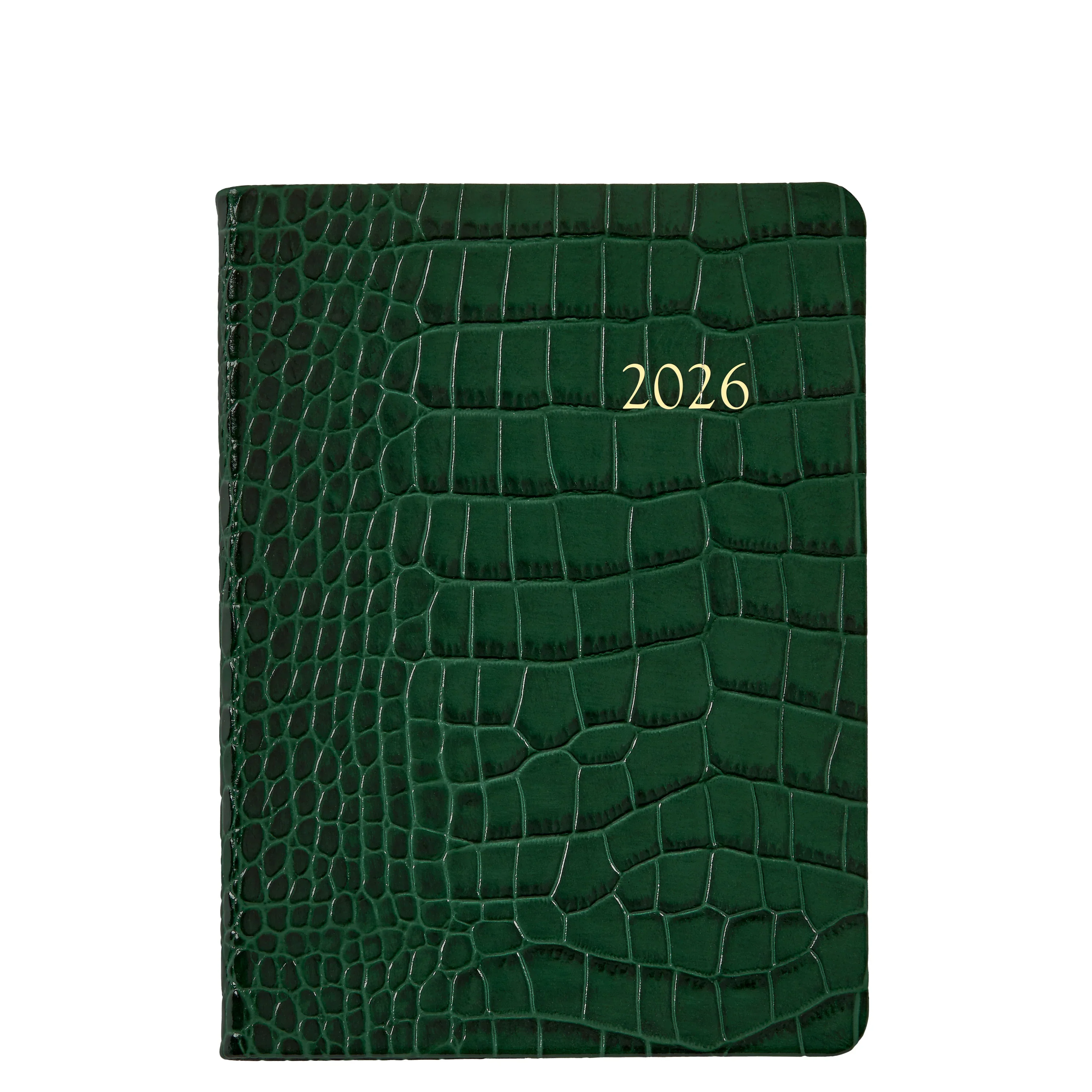 Graphic Image 2026 Weekly Notebook Embossed Croc Leather - Image 3