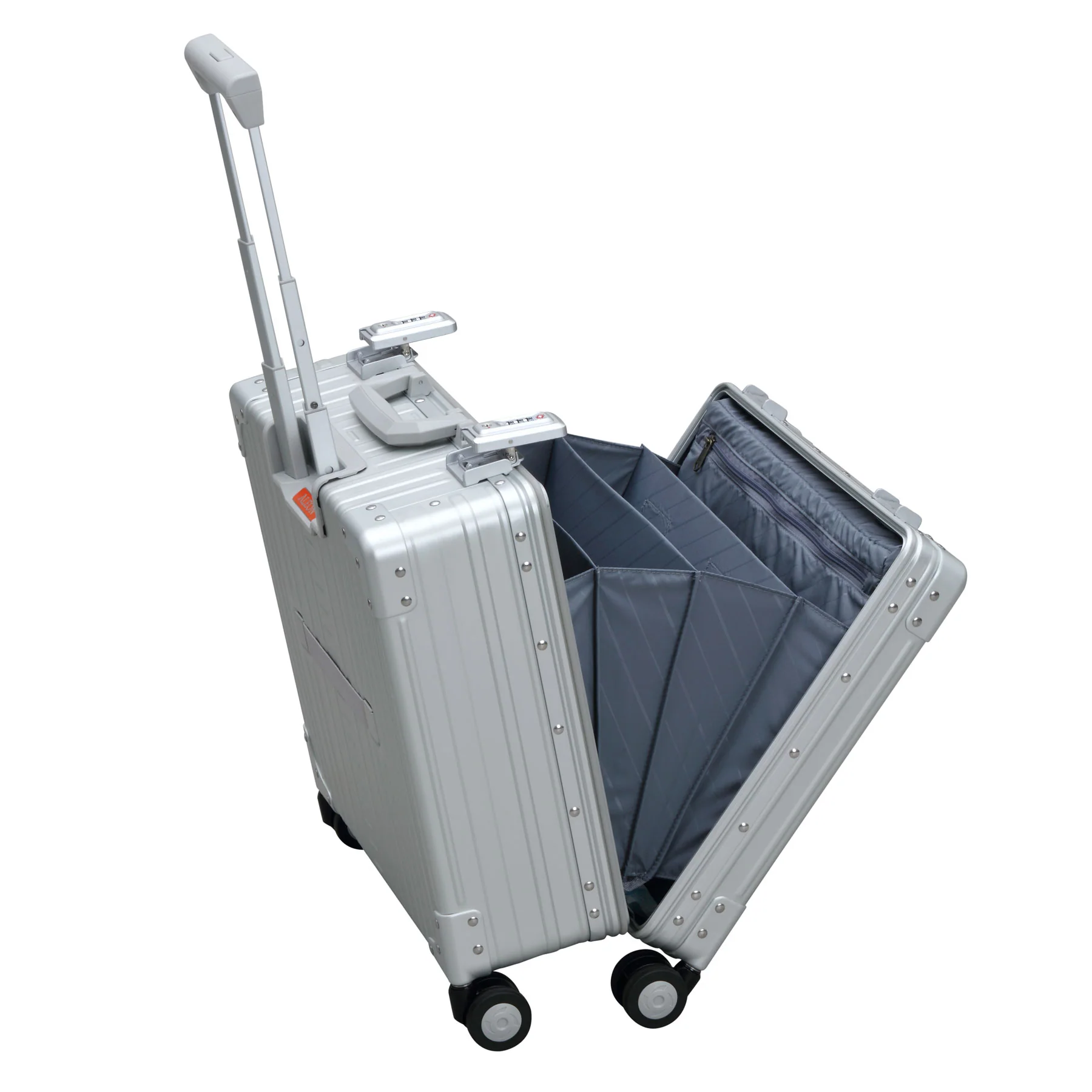 Aleon Aircraft Grade Aluminum 17″ Deluxe Wheeled Business Case - Image 3