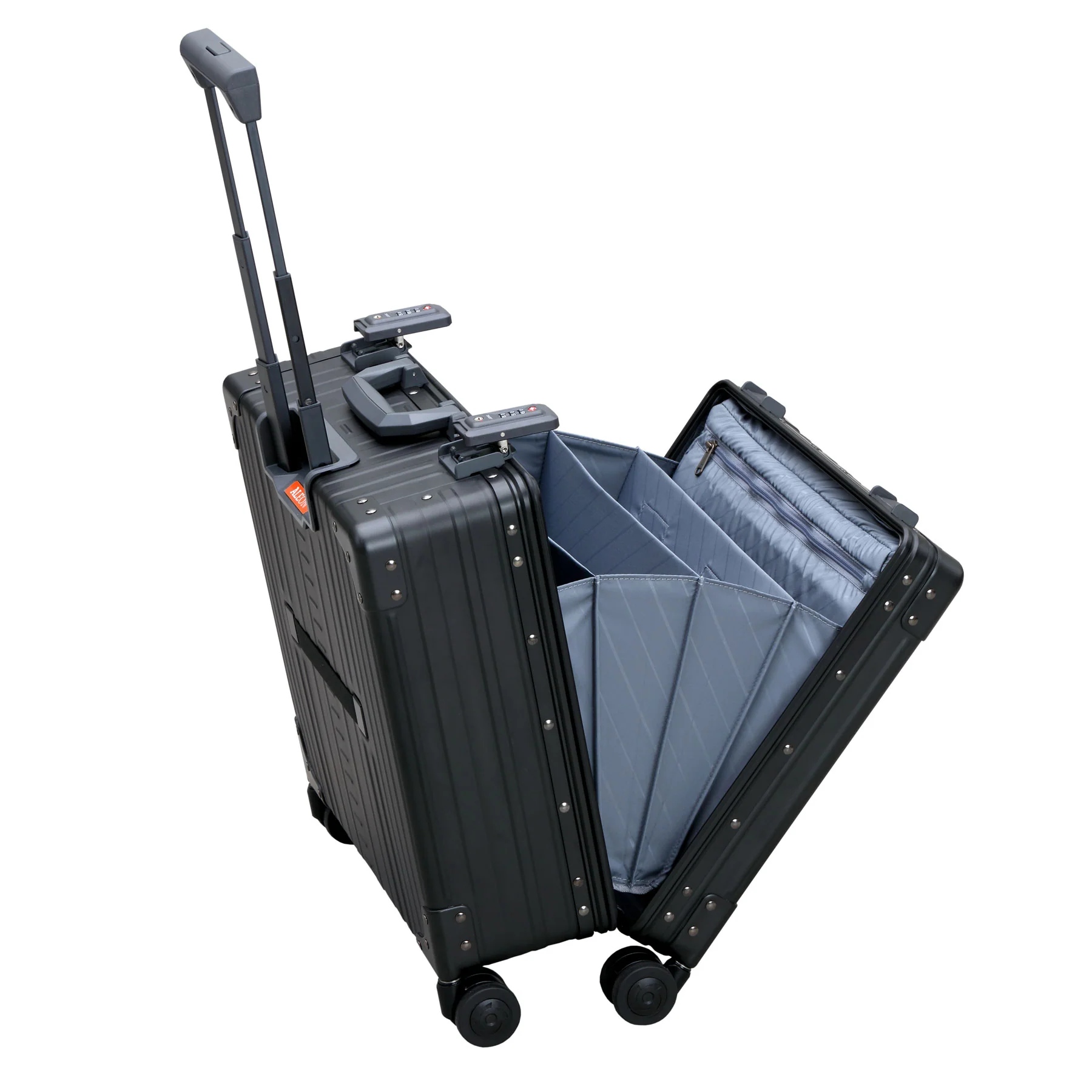 Aleon Aircraft Grade Aluminum 17″ Deluxe Wheeled Business Case - Image 6