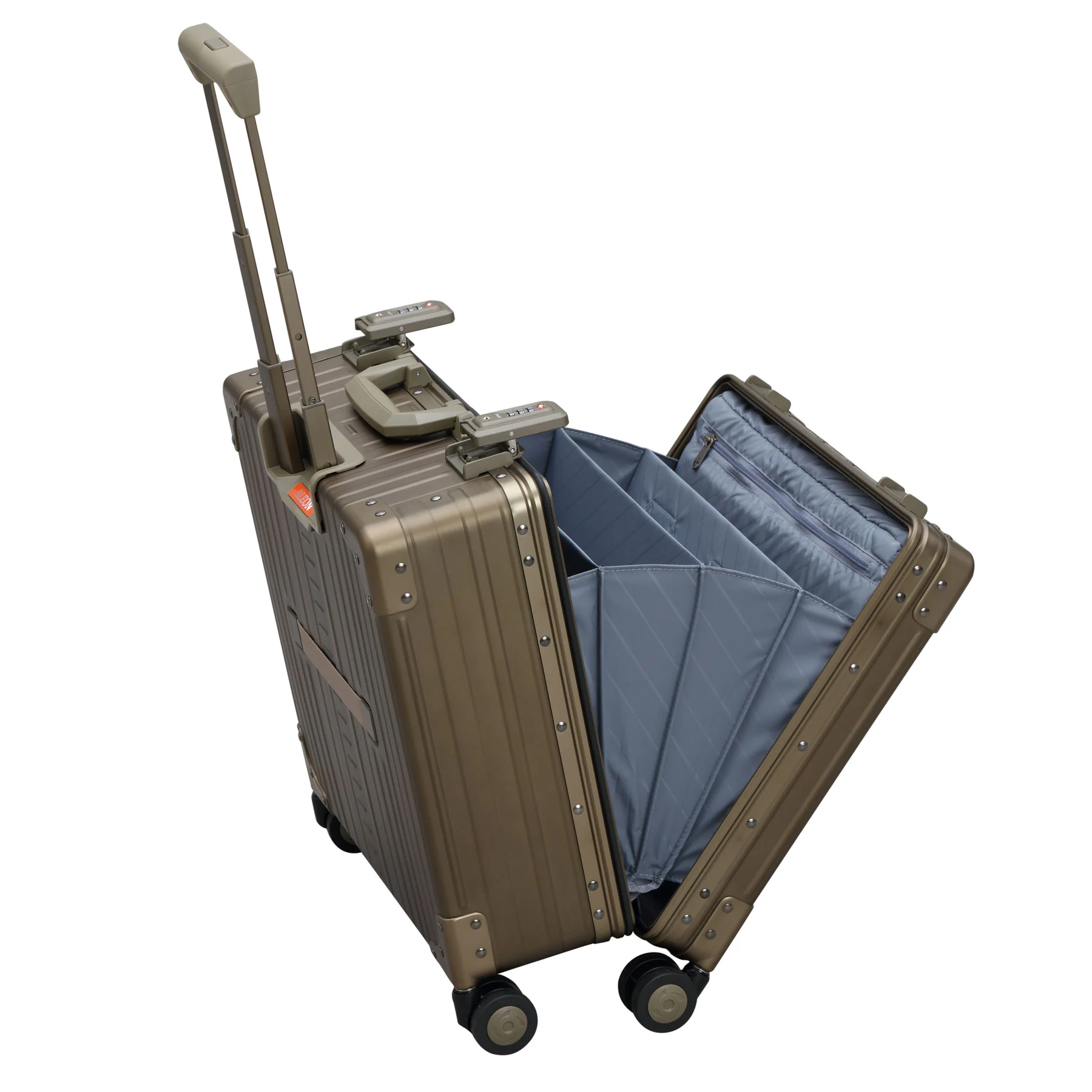 Aleon Aircraft Grade Aluminum 17″ Deluxe Wheeled Business Case - Image 8