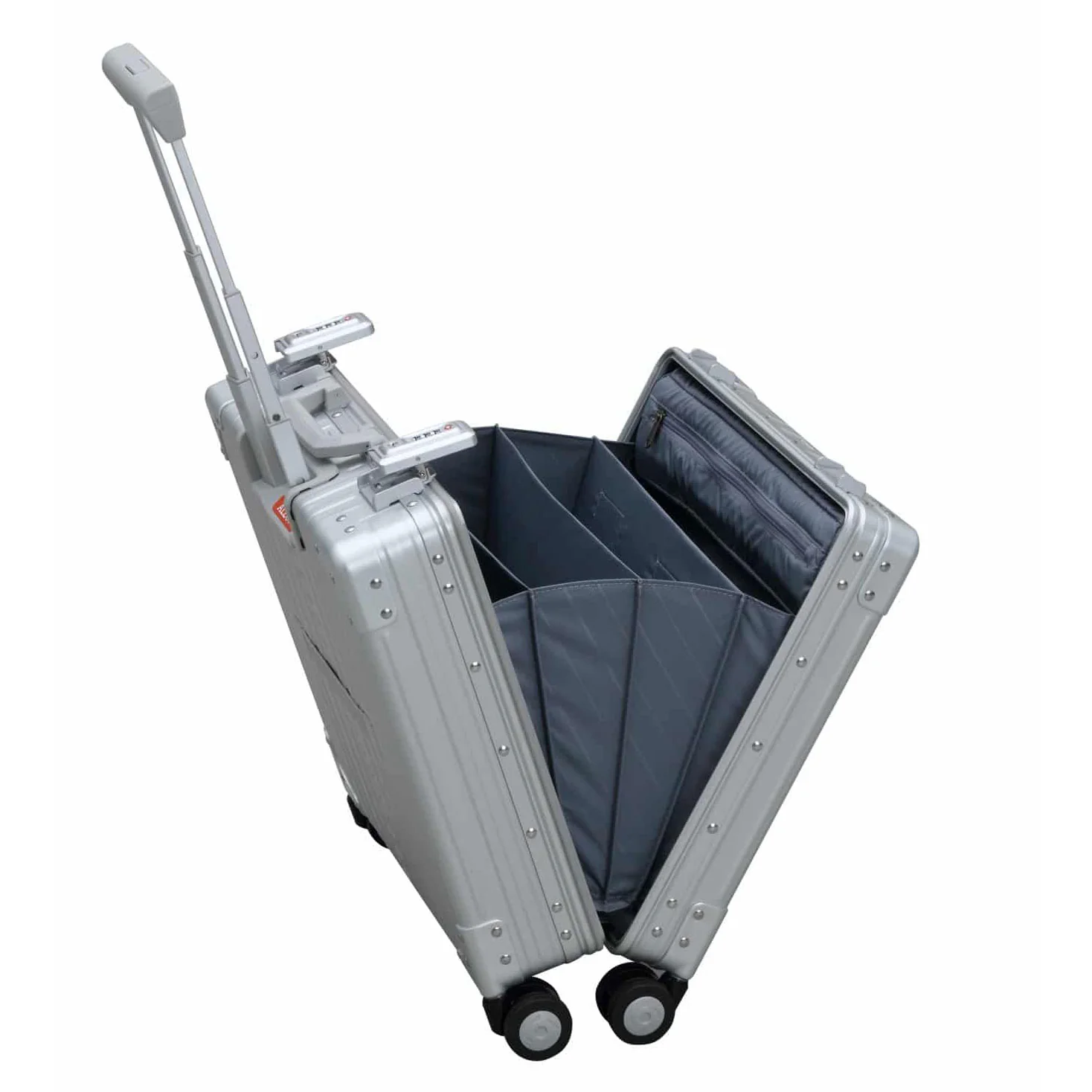 Aleon Aircraft Grade Aluminum 17″ Wheeled Business Case - Image 3
