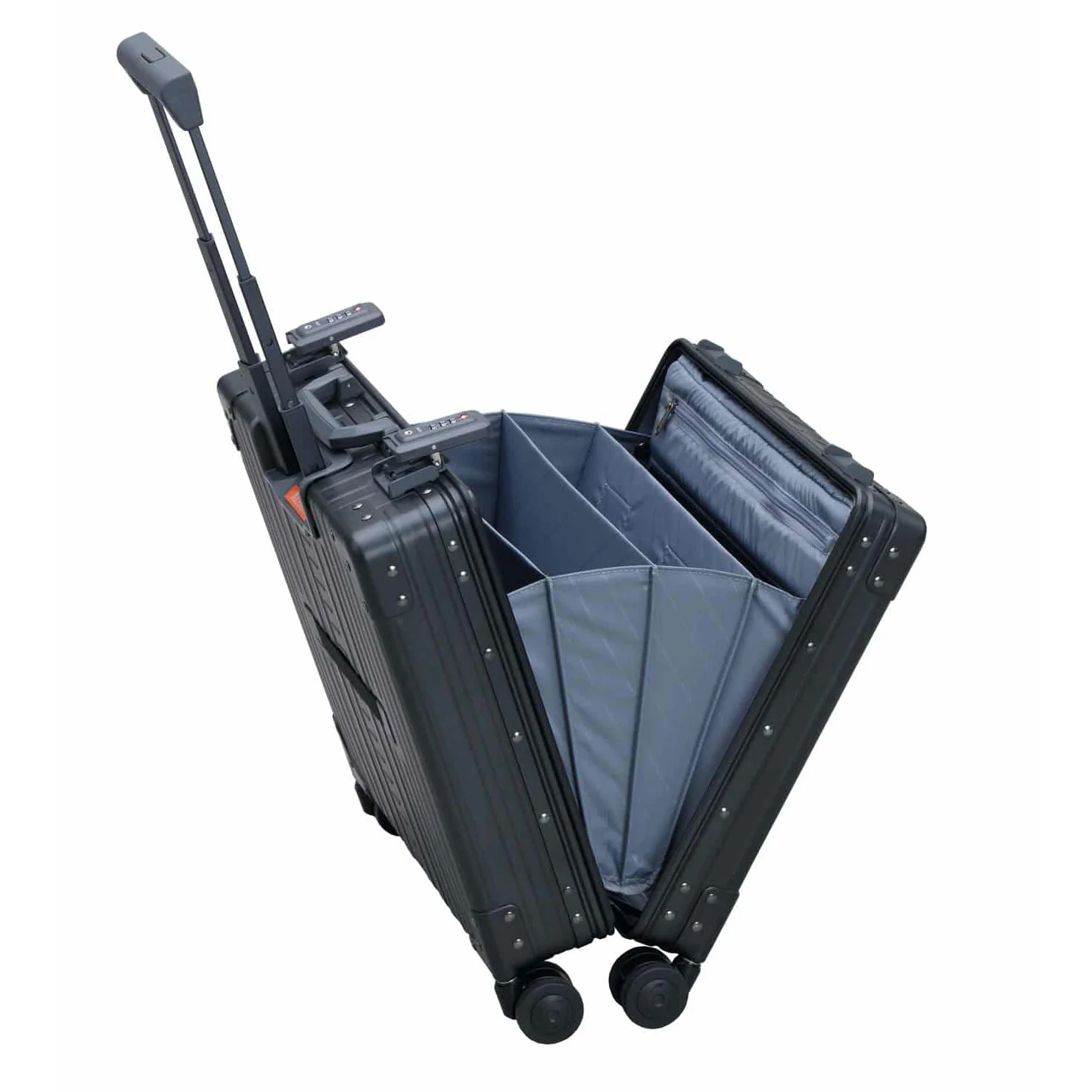 Aleon Aircraft Grade Aluminum 17″ Wheeled Business Case - Image 6