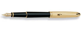 Aurora 88 Ottantotto 811 Gold Cap W/ Black Resin Small Fountain Pen - Image 2
