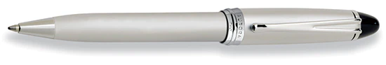 Aurora Ipsilon All Chrome Cap and Barrel Satin Finish Ballpoint