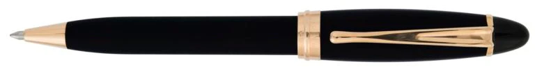 Aurora Ipsilon Black Ballpoint Rose Gold Trim