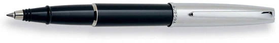 Aurora Style Black Barrel w/ Chrome Cap Rollerbal