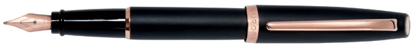 Aurora Black Matte w/ Rose Gold Trim Fountain Pen