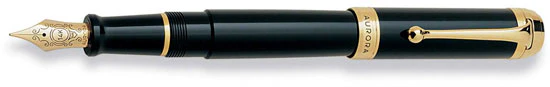 Aurora Black w/ Gold Trim Fountain Pen