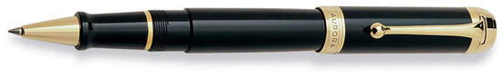 Aurora Black w/ Gold Trim Rollerball