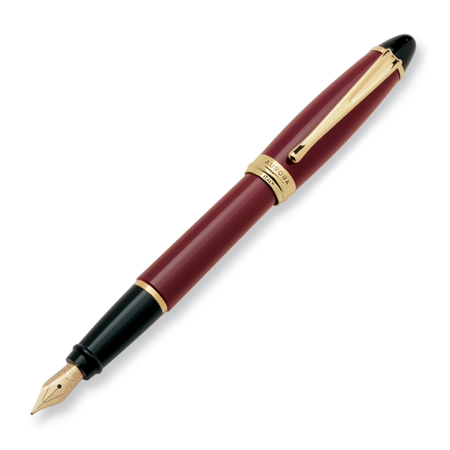 Aurora Ipsilon Resin Bordeaux Fountain Pen