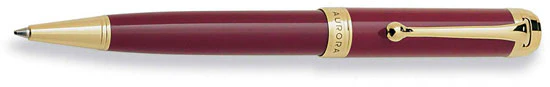 Aurora Burgundy w/ Gold Trim Ballpoint
