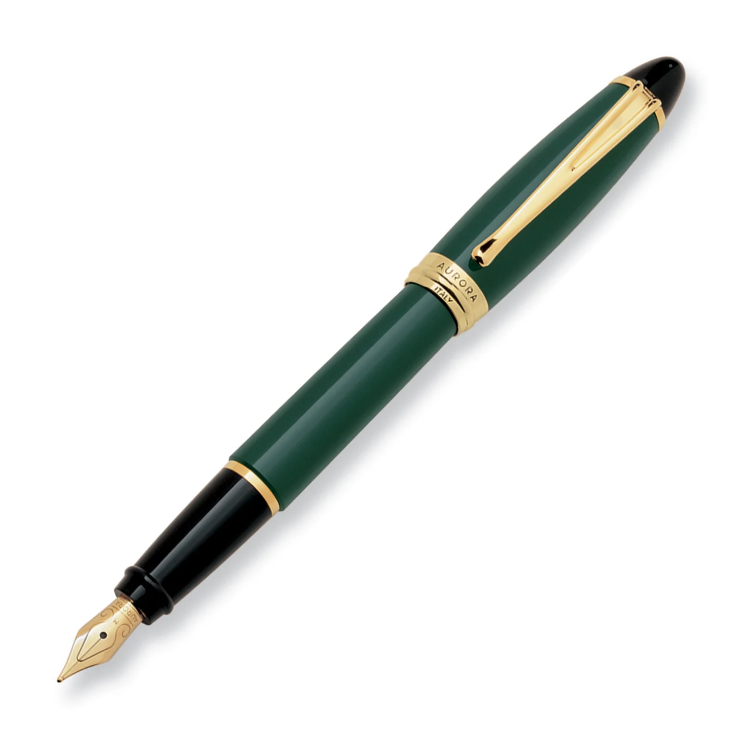 Aurora Ipsilon Resin Green Fountain Pen