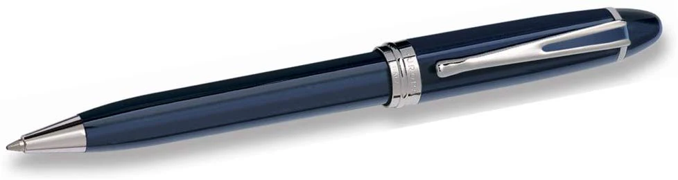 Aurora Ipsilon Deluxe Blue Ballpoint Pen