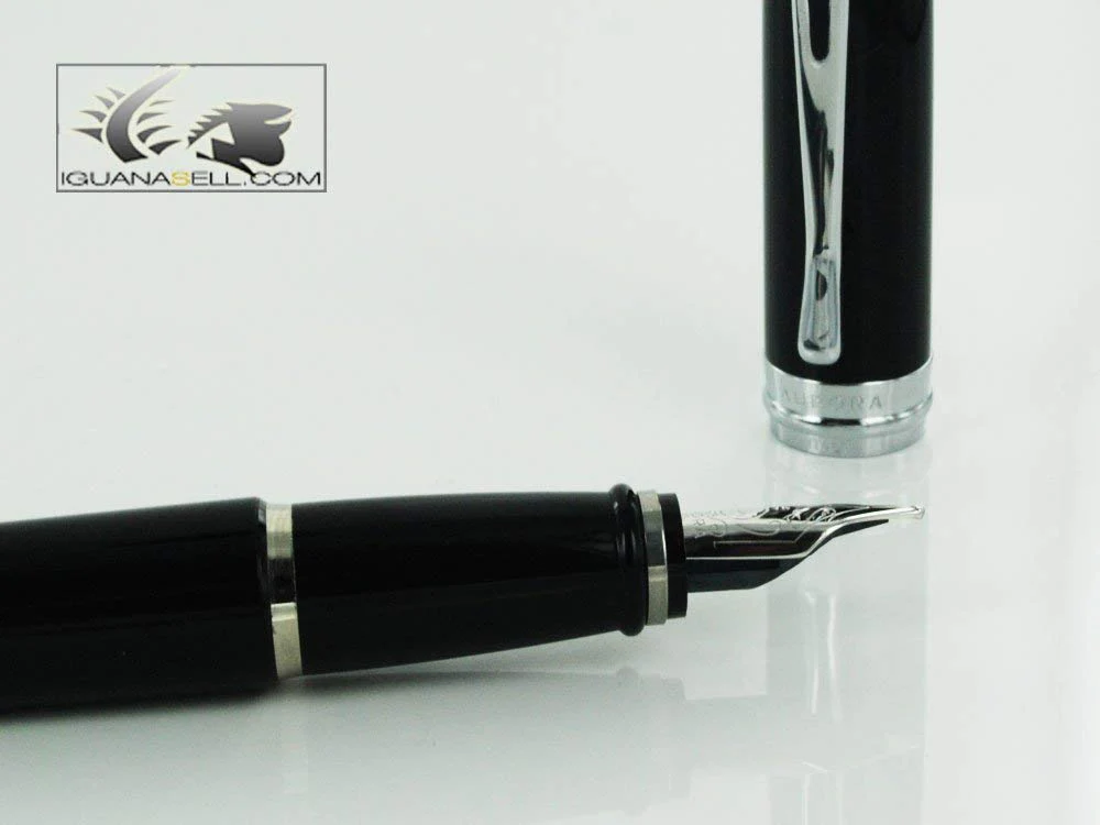 Aurora Ipsilon Fountain Deluxe Black With Chrome Medium - Image 6