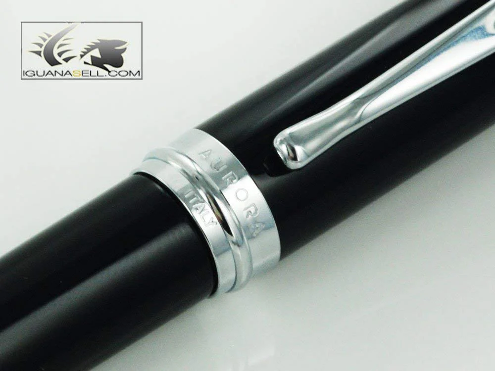 Aurora Ipsilon Fountain Deluxe Black With Chrome Medium - Image 8
