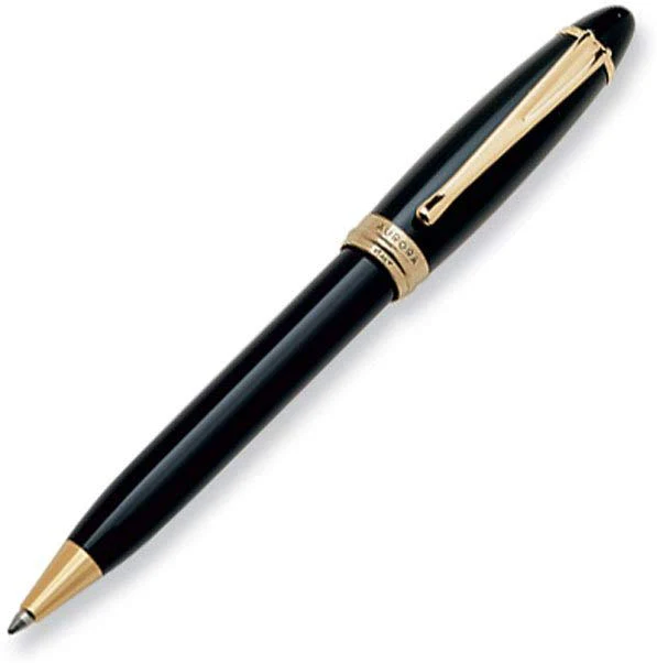 Aurora Ipsilon Resin Black Ballpoint Pen - AU-B31N