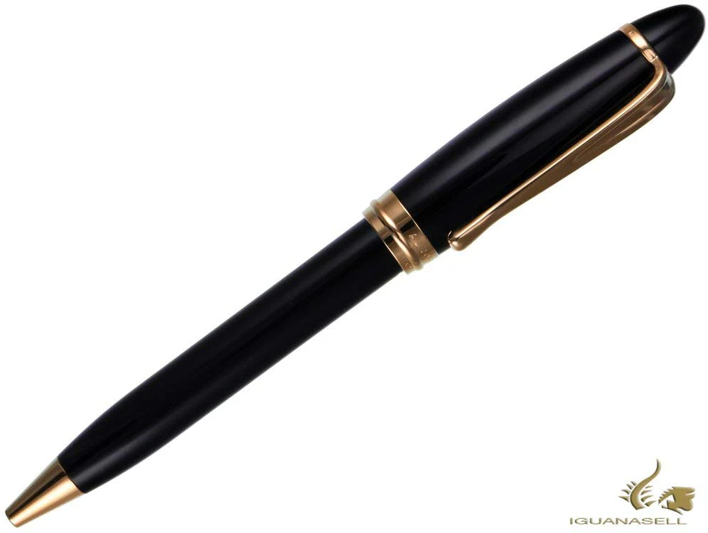 Aurora Ipsilon Resin Black Ballpoint Pen - AU-B31N - Image 2