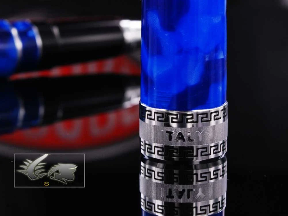 Aurora Optima - Auroloide Blue w/ Chrome Rollerball Pen - AU-975CBA by Disney - Image 3
