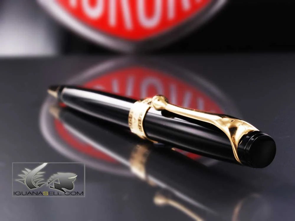 Aurora Optima - Resin Black Ballpoint Pen - AU-998N - Image 3