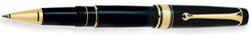 Aurora Pens Optima Resin 975N Black Gold Trim Roller - Image 2