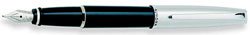 Aurora Pens Style Black w/ Chrome Cap FP E05 - Image 2