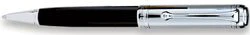Aurora Pens Talentum Black w/ Chrome Cap D31CN Ballpen