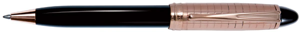 Aurora Rose Gold Cap Quadra Pattern Resin Barrel Ballpoint