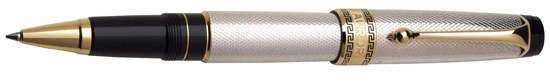 Aurora Solid Silver Rollerball