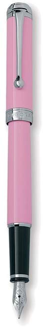 Aurora Talentum Finesse Pink w/ Chrome Trim Medium Point Fountain Pen - AU-D13P-M