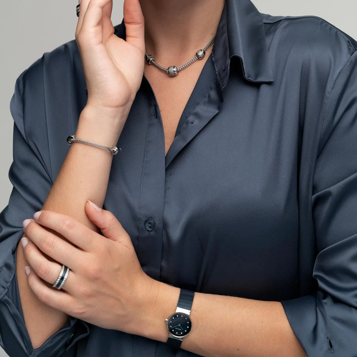 Bering Female Watch Classic | polished silver | 10126-307 - Image 8