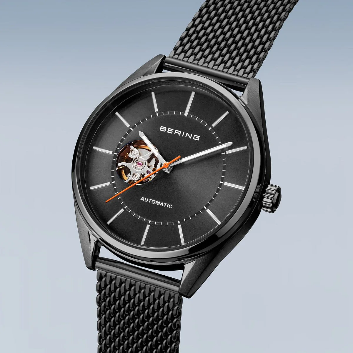 Bering Men's Watch | Automatic | Polished/Brushed Grey | Grey Dial | 16743-377 - Image 3