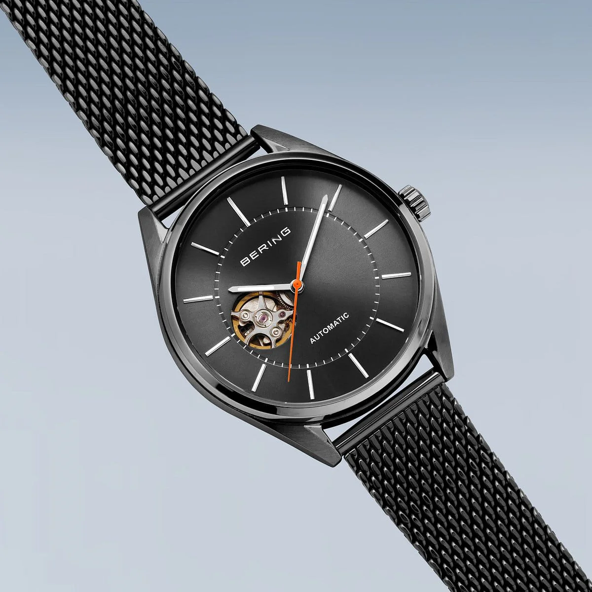 Bering Men's Watch | Automatic | Polished/Brushed Grey | Grey Dial | 16743-377 - Image 4