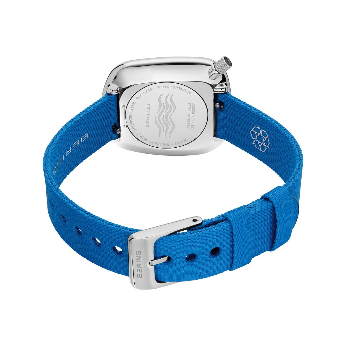 Bering Men's Watch | Pebble | polished silver | 18034-308 - Image 12