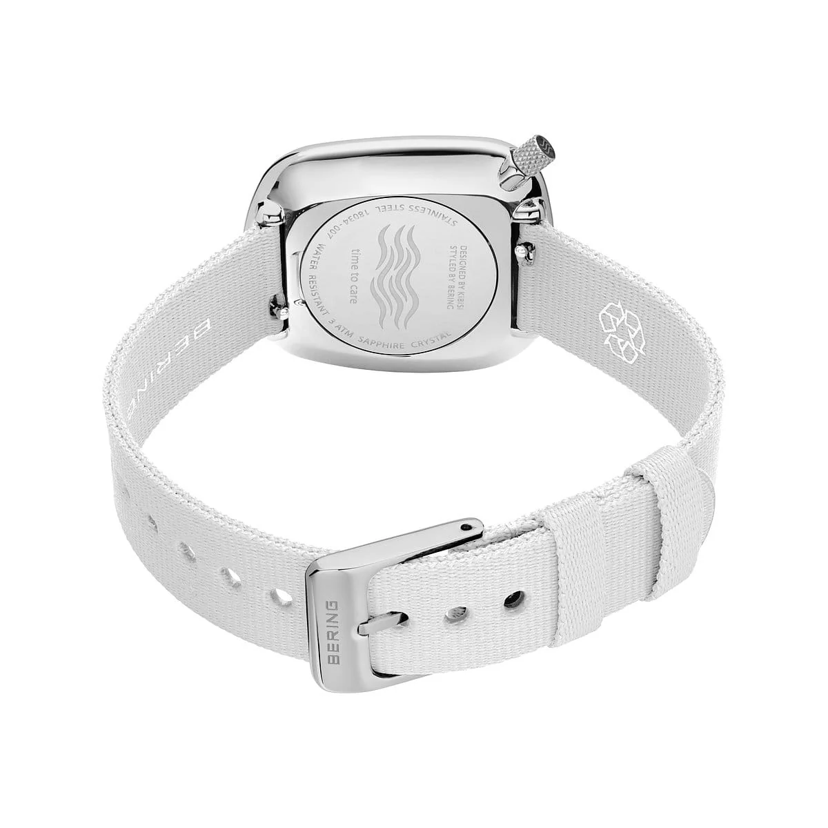 Bering Men's Watch | Pebble | polished silver | 18034-308 - Image 6