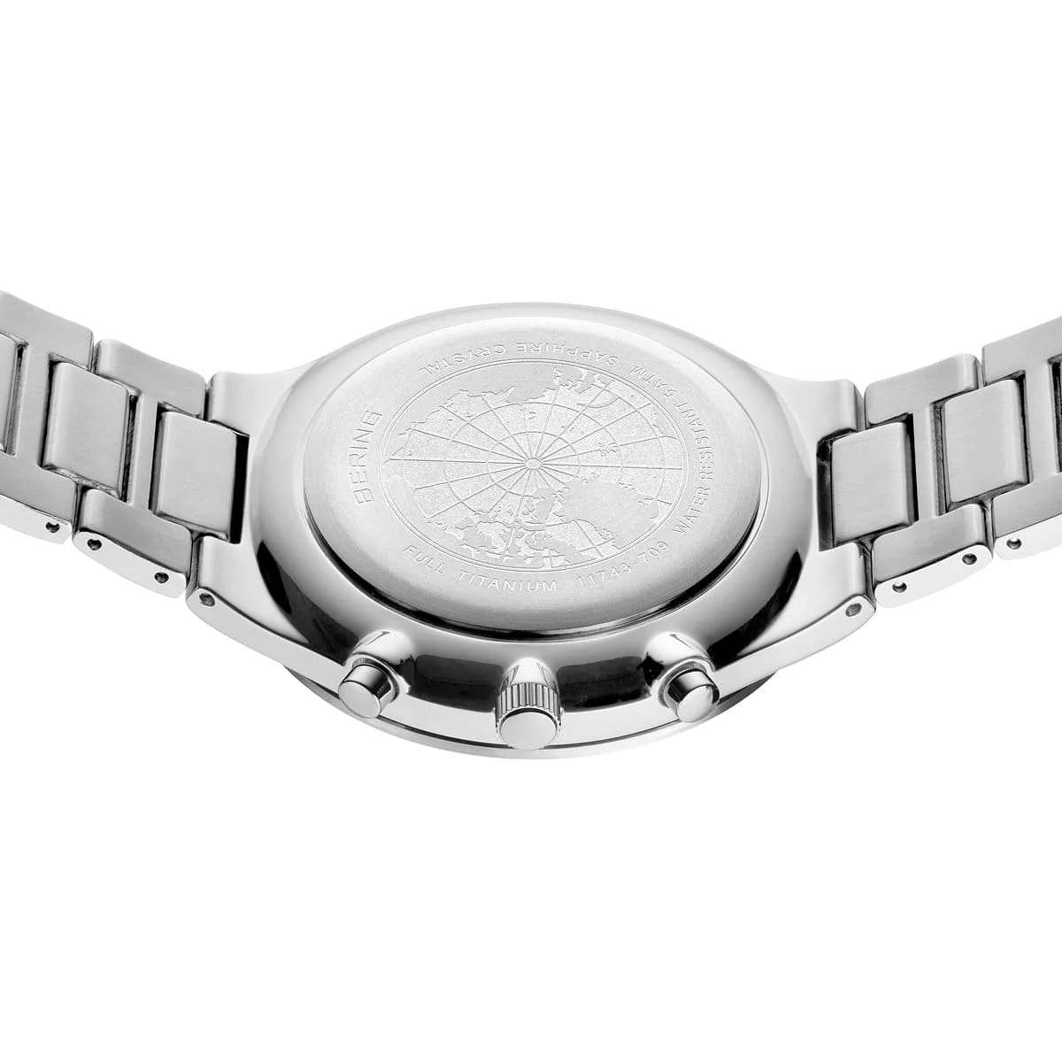 Bering Men's Titan Chrono | brushed silver | 11743-709 - Image 3