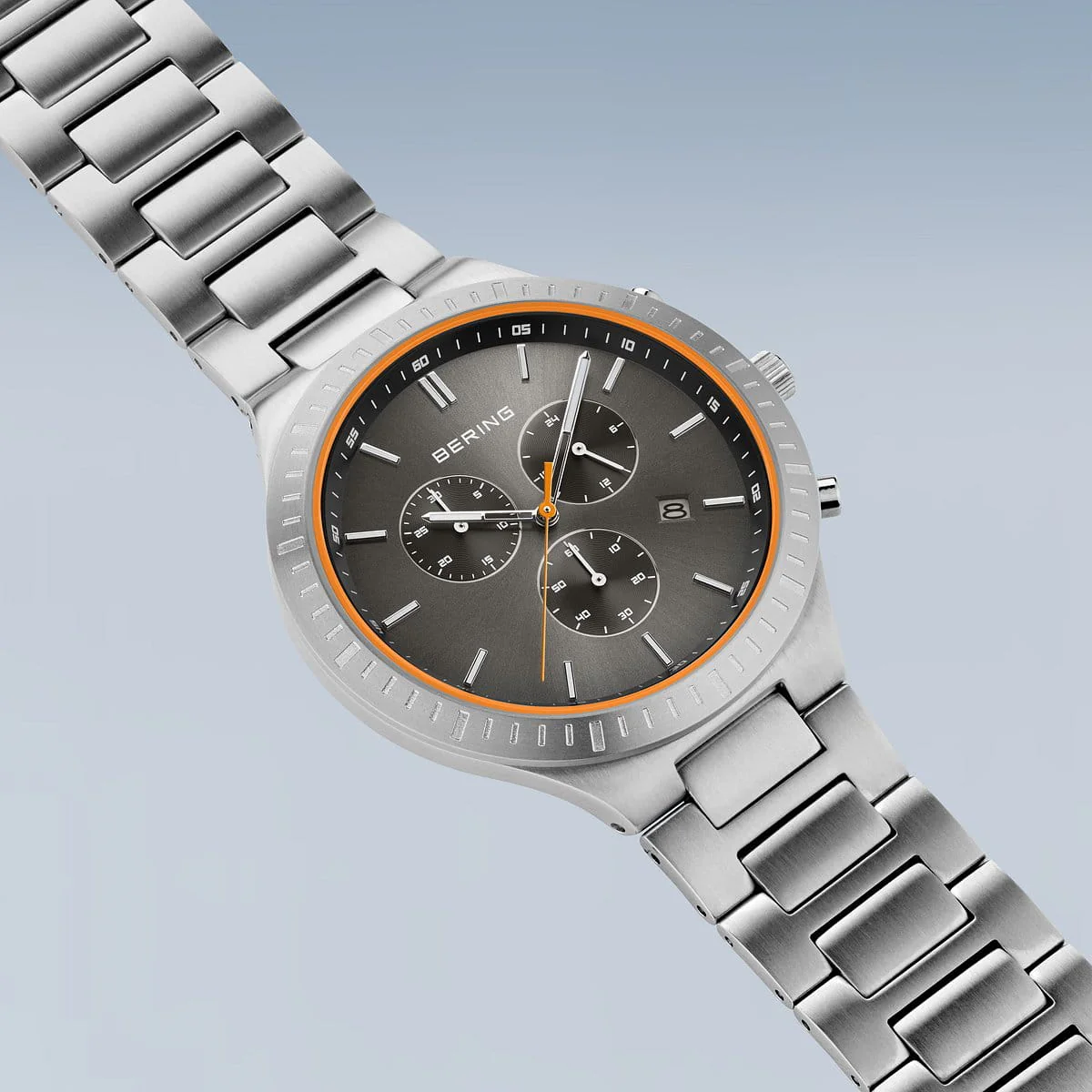 Bering Men's Titan Chrono | brushed silver | 11743-709 - Image 4