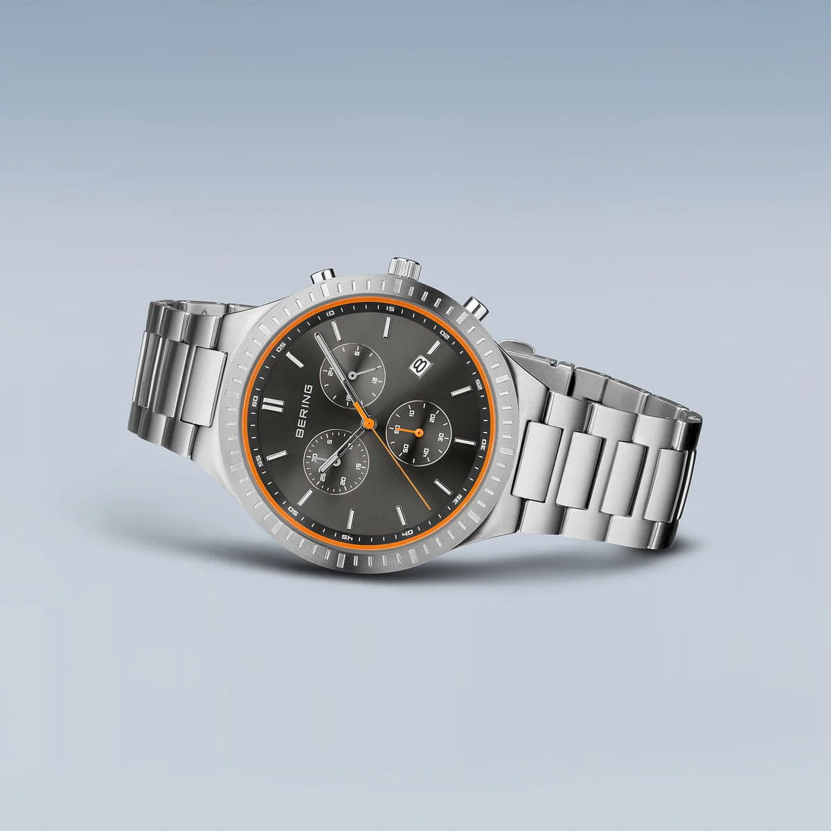 Bering Men's Titan Chrono | brushed silver | 11743-709 - Image 5
