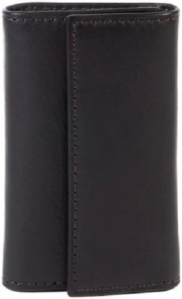 Bosca 6 Hook Key Case Black Tacconi Leather - Image 4