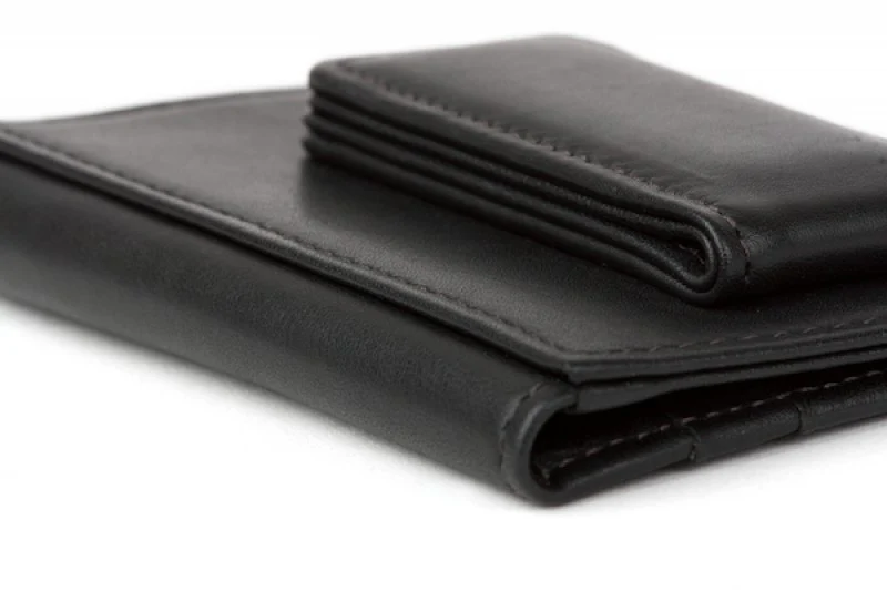Bosca Front Pkt Wallet W/Magnetic Clip Napa Vitello - Image 4