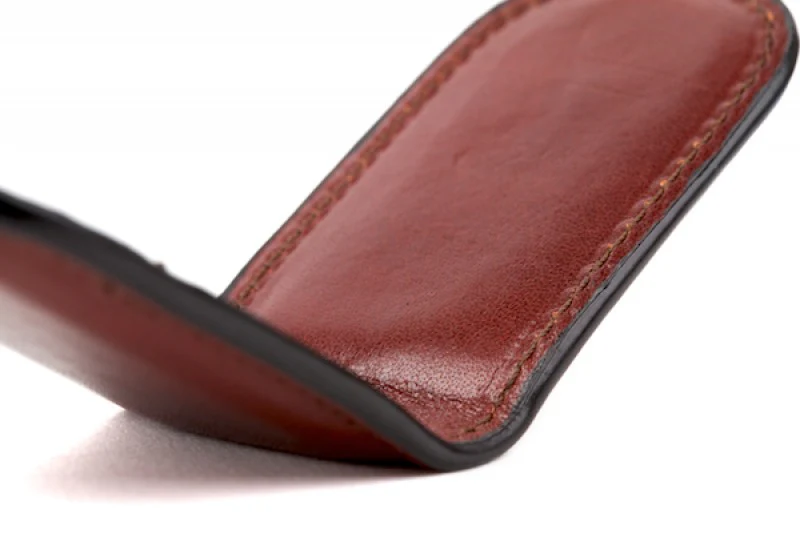 Bosca Magnetic Money Clip Cognac - Image 4