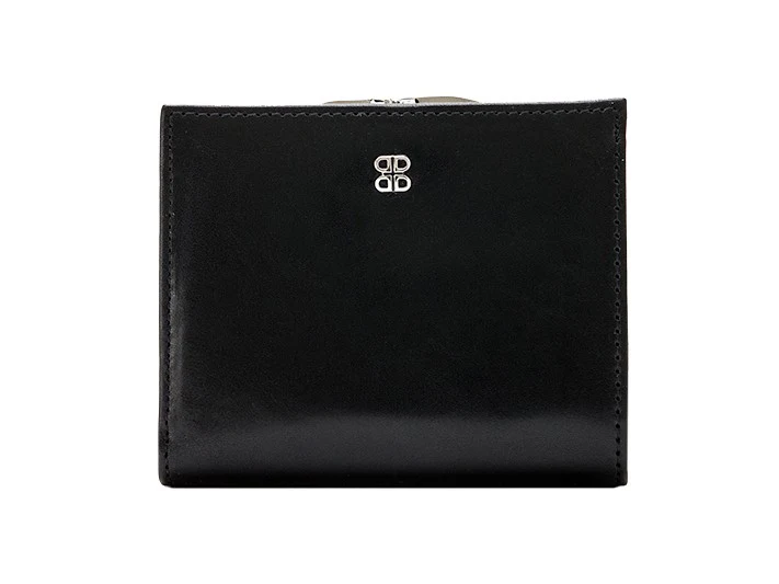Bosca  Old Leather Petite French Purse Black