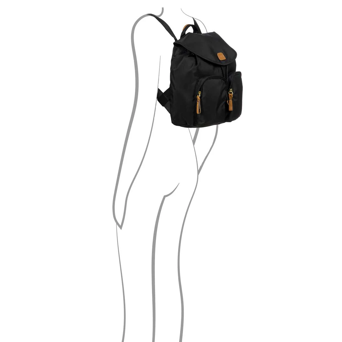 Bric's X-Bag Small City Backpack - Black BXL43754.101 - Image 6