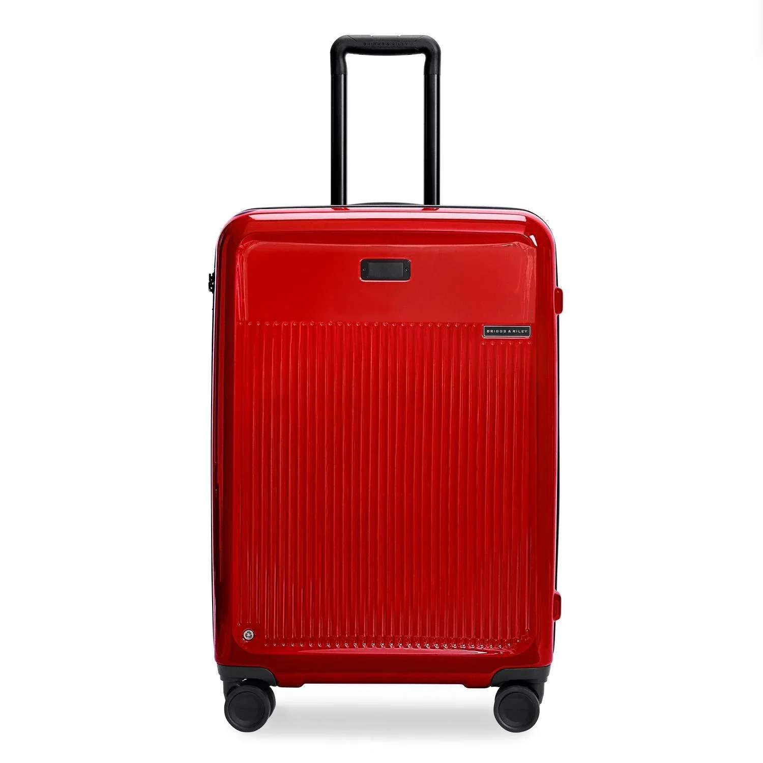 Briggs and Riley Sympatico Medium Expandable Spinner Glossy Ruby