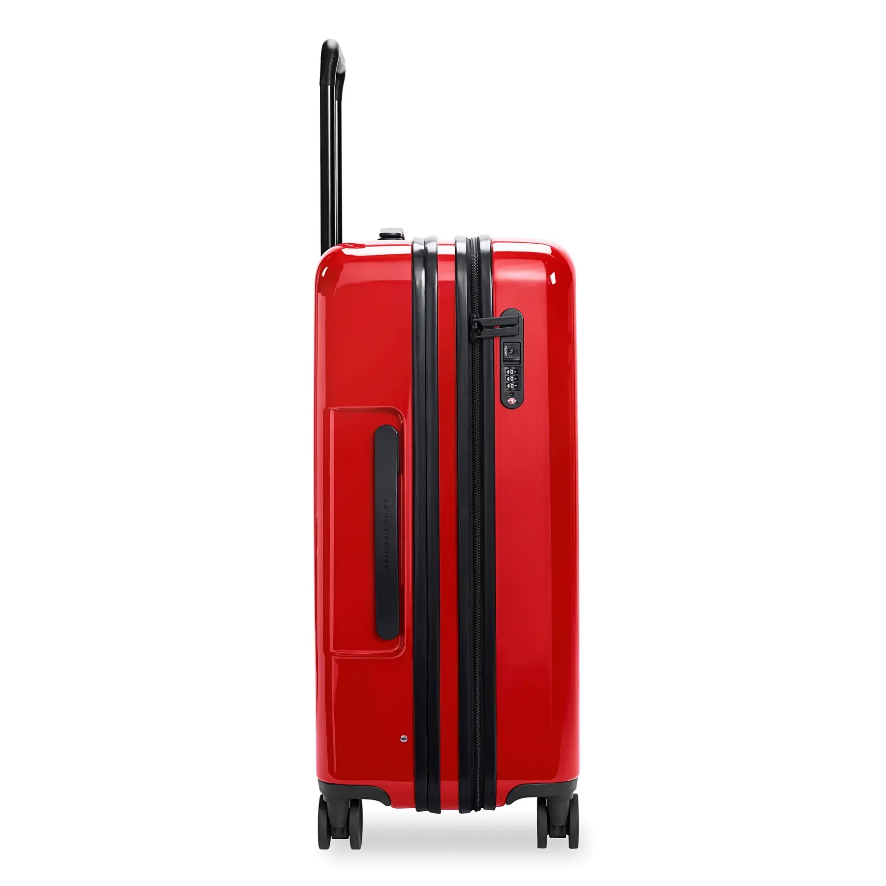 Briggs and Riley Sympatico Medium Expandable Spinner Glossy Ruby - Image 4