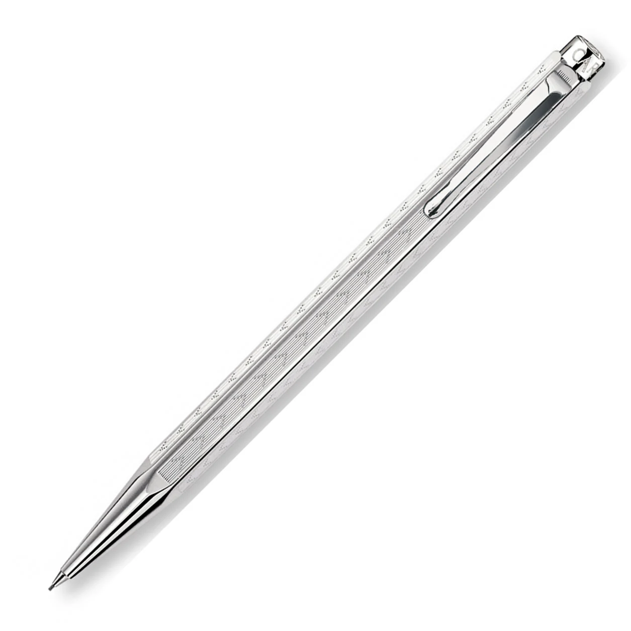 Caran D' Ache Ecridor Chevron Palladium Coated Mechanical Pencil