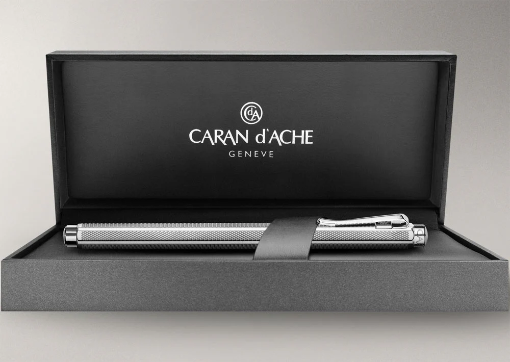 Caran D' Ache Ecridor Retro Palladium Coated Fountain Pen - Image 2