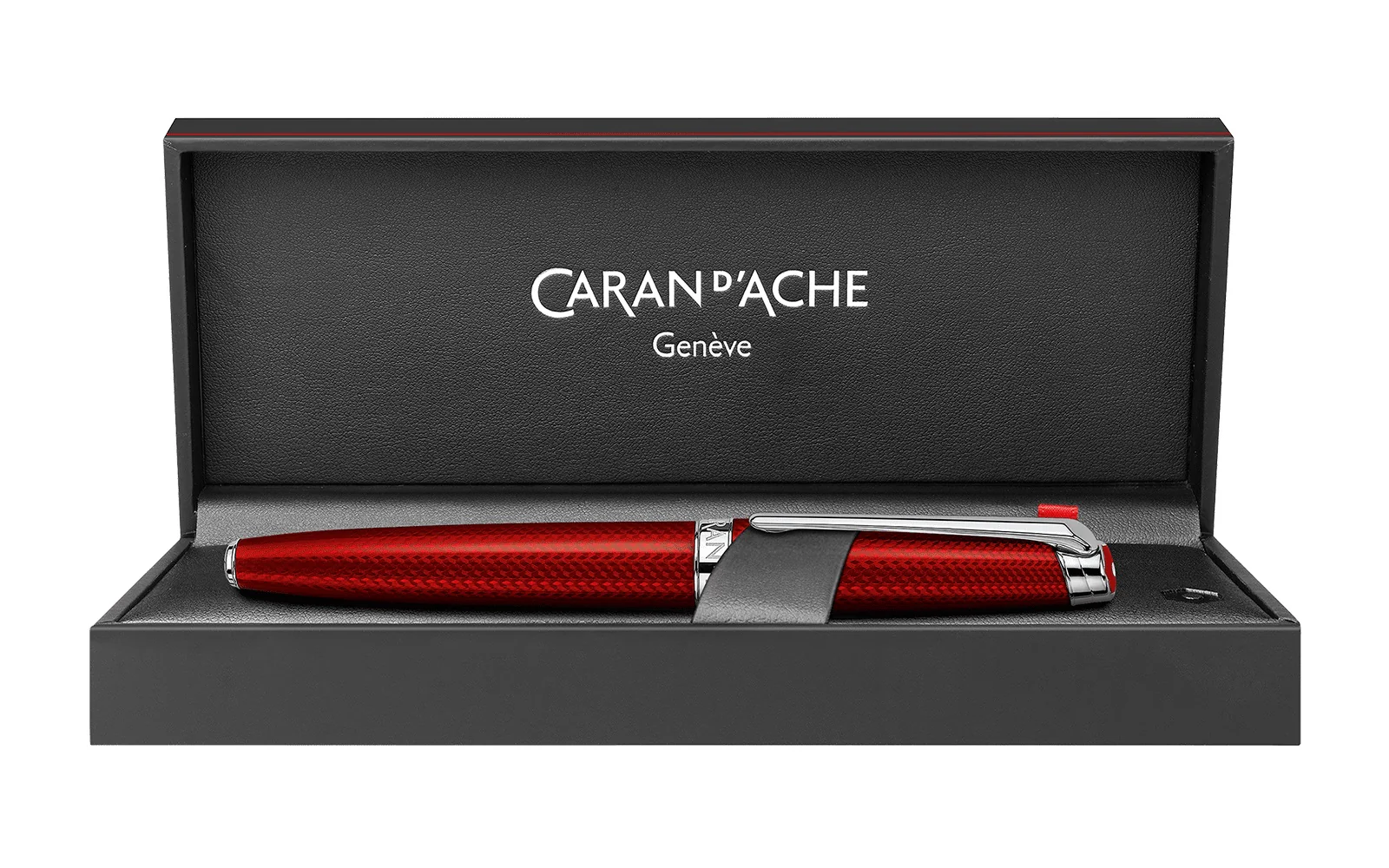Caran d'Ache Leman Carmine Red Fountain Pen - Image 2