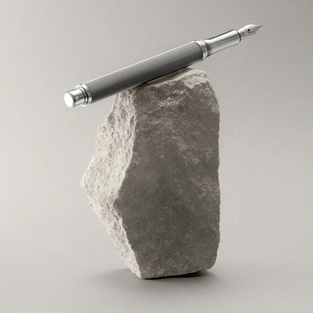 Caran d'Ache Varius Ivanhoe Silver Plated Fountain Pen - Image 3