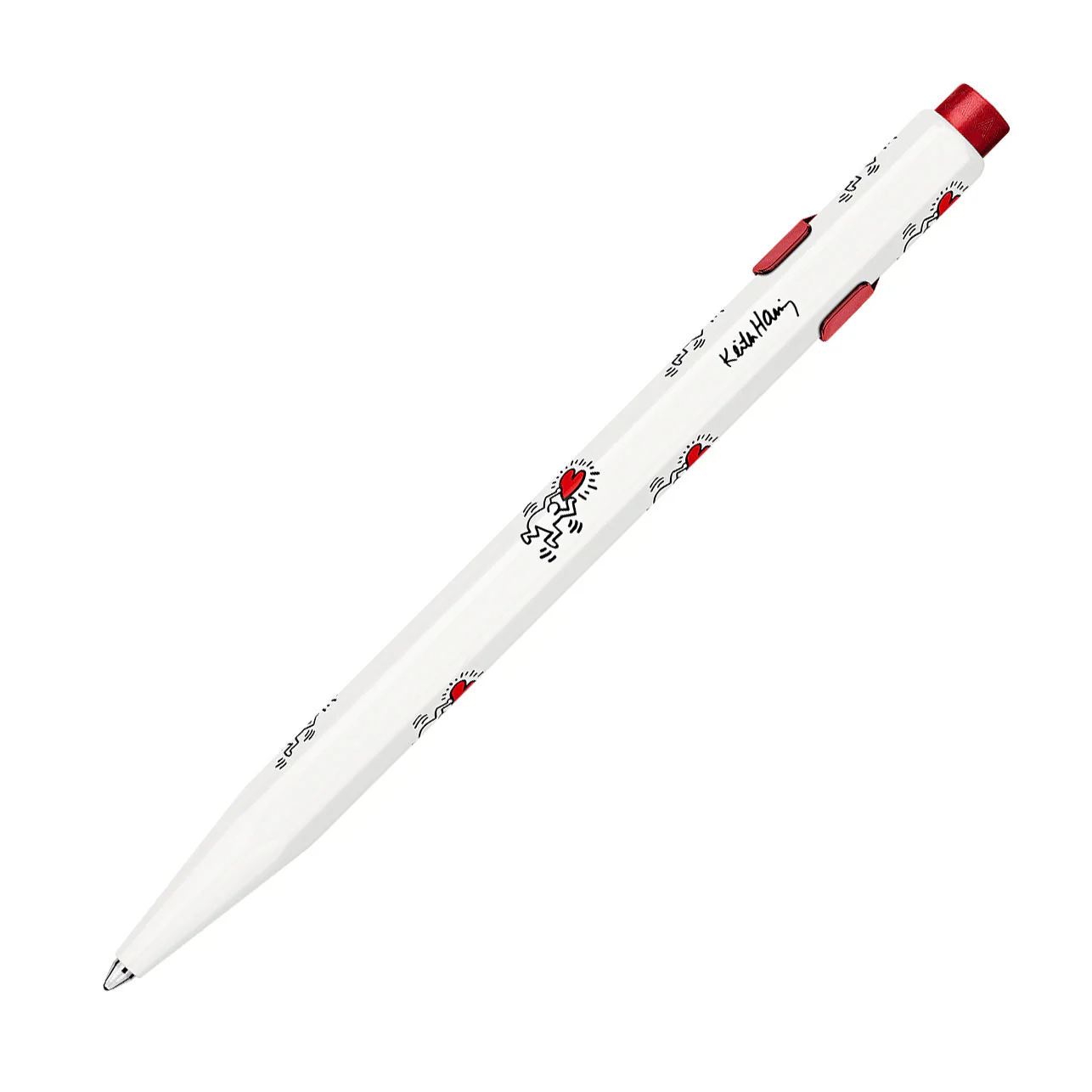 Caran D'Ache 849 Keith Haring Limited Edition Ballpoint Pen White - Image 3